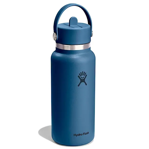 Vacuum Flask Hydro Flask 32 oz Wide Flex Straw Cap harbor blue - 3