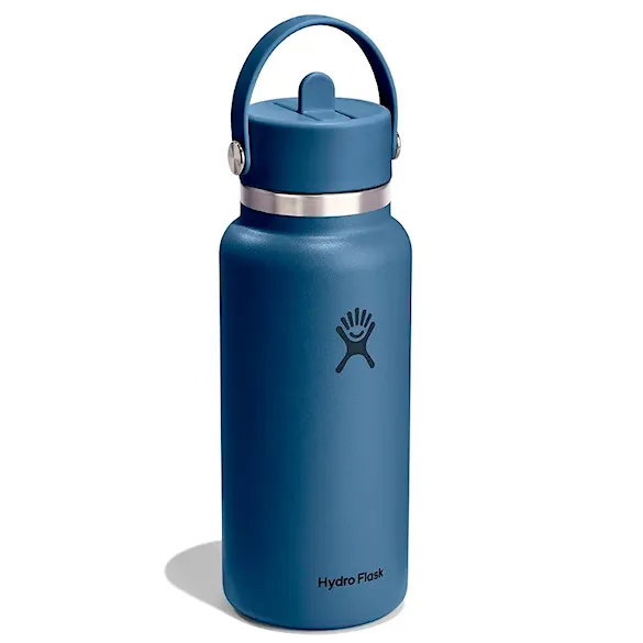 Vacuum Flask Hydro Flask 32 oz Wide Flex Straw Cap harbor blue - 4
