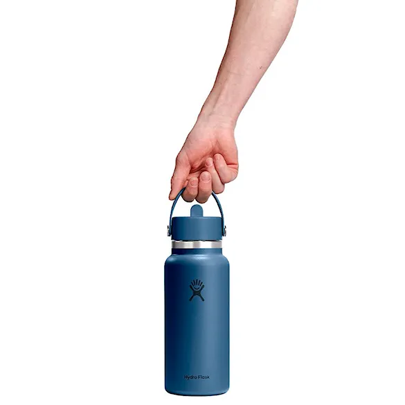 Vacuum Flask Hydro Flask 32 oz Wide Flex Straw Cap harbor blue - 5