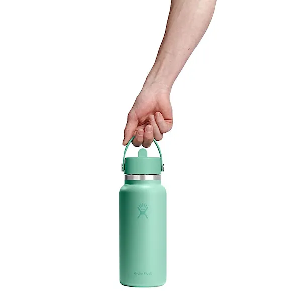 Vacuum Flask Hydro Flask 32 oz Wide Flex Straw Cap mermaid green - 3