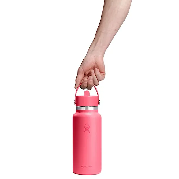 Vacuum Flask Hydro Flask 32 oz Wide Flex Straw Cap popstar pink - 3