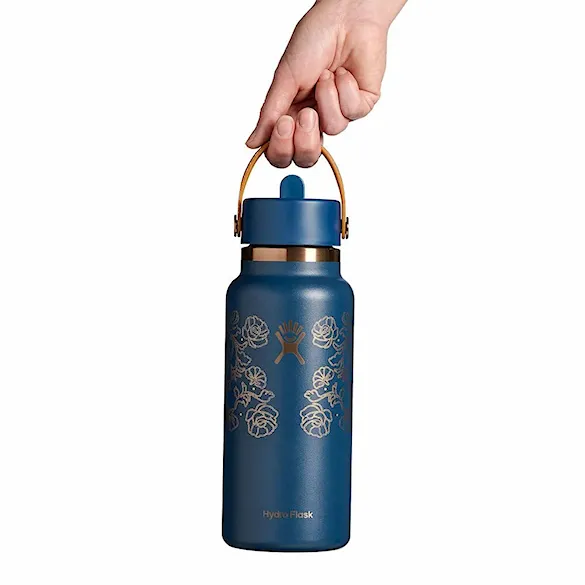 Vacuum Flask Hydro Flask 32 oz Wide Flex Straw Cap western dark blue - 3