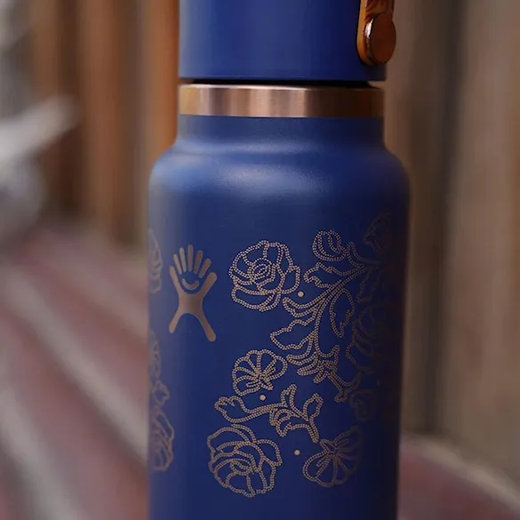 Vacuum Flask Hydro Flask 32 oz Wide Flex Straw Cap western dark blue - 4