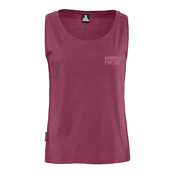 Podkoszulek Horsefeathers Viveca Tank maroon 2024 - 2