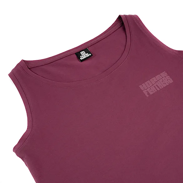 Podkoszulek Horsefeathers Viveca Tank maroon 2024 - 5