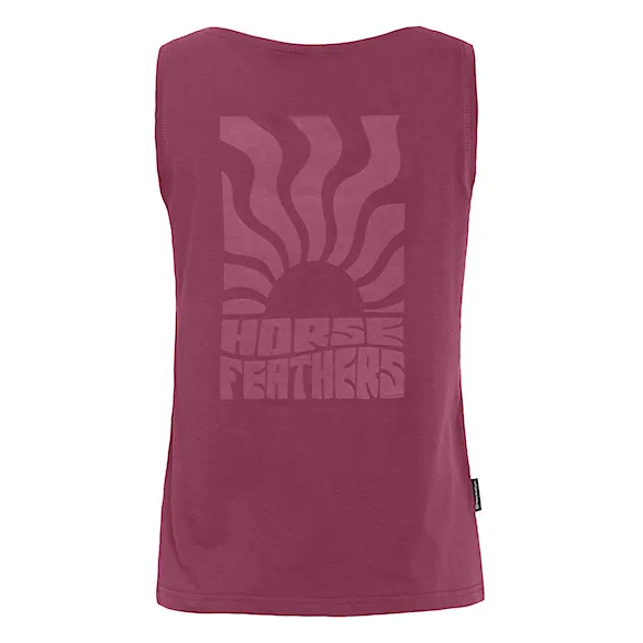 Podkoszulek Horsefeathers Viveca Tank maroon 2024 - 1