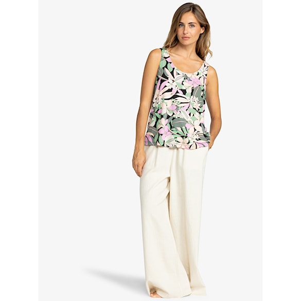 Tílko Roxy Flowing Tank Printed anthracite palm song 2024 - 4