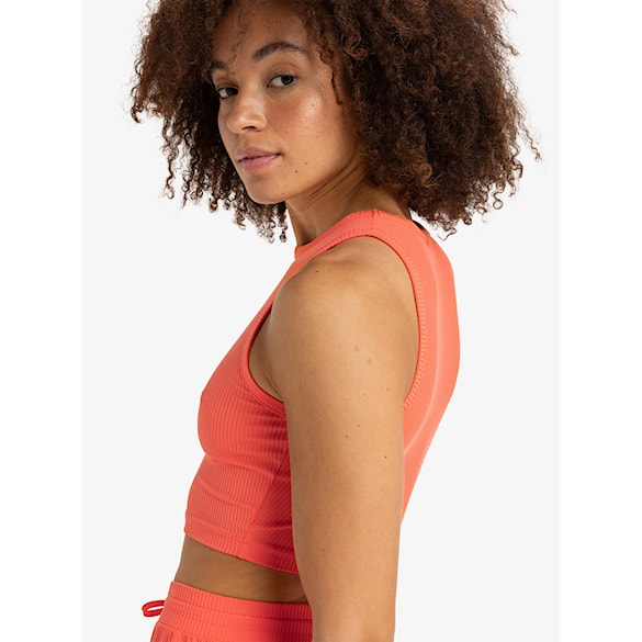 Tílko Roxy Rise & Vibe Rib Tank 2 emberglow 2025 - 3