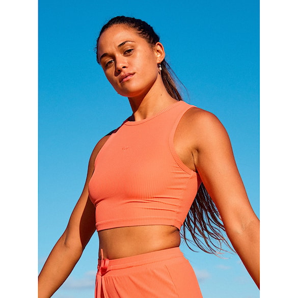 Tílko Roxy Rise & Vibe Rib Tank 2 emberglow 2025 - 6