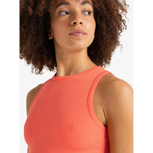 Tílko Roxy Rise & Vibe Rib Tank 2 emberglow 2025 - 7