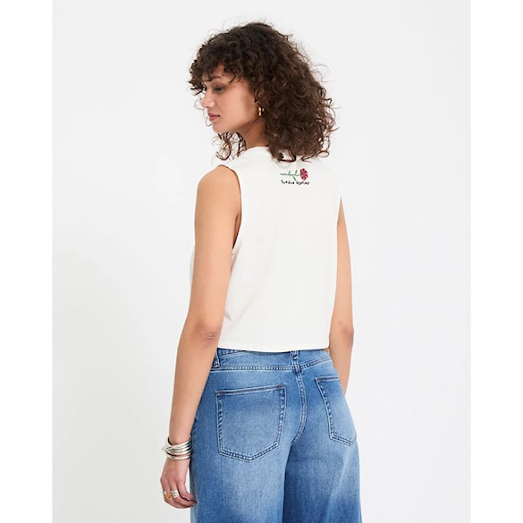 Tielko Volcom Wms FA Mickey Mason Tank off white 2026 - 4