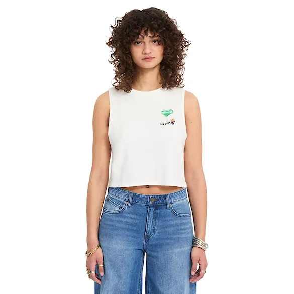 Tielko Volcom Wms FA Mickey Mason Tank off white 2026 - 1