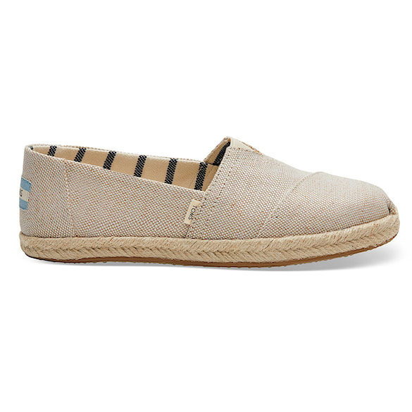 Tenisky Toms Alpargata Rope Sole natural pearlized metalli 2019 - 1