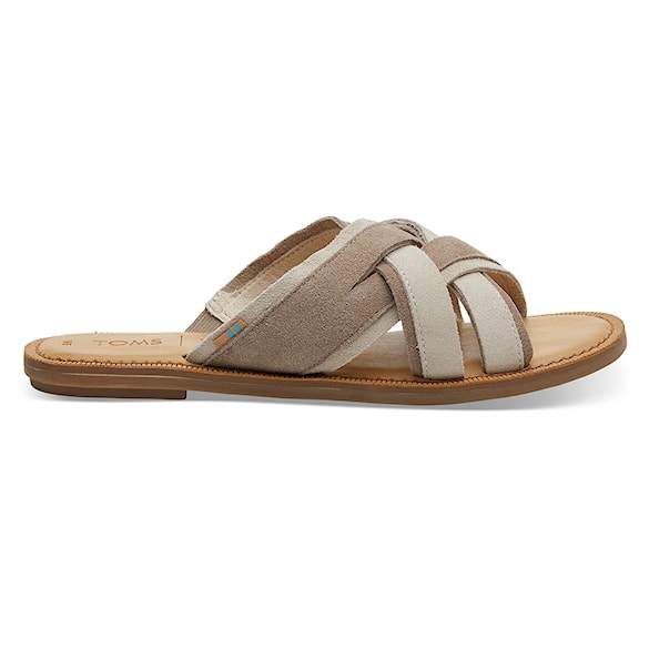 Šľapky Toms Val desert taupe suede 2019 - 1