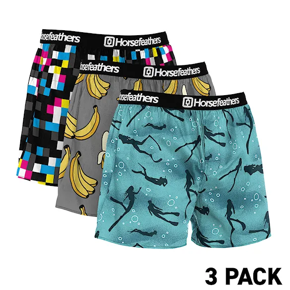 Trenýrky Horsefeathers Frazier 3 Pack bundle 10 - 1