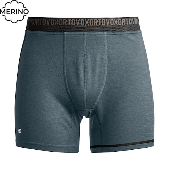 Boxer Shorts ORTOVOX 185 Rock'n'wool Boxer dark arctic grey 2026 - 1