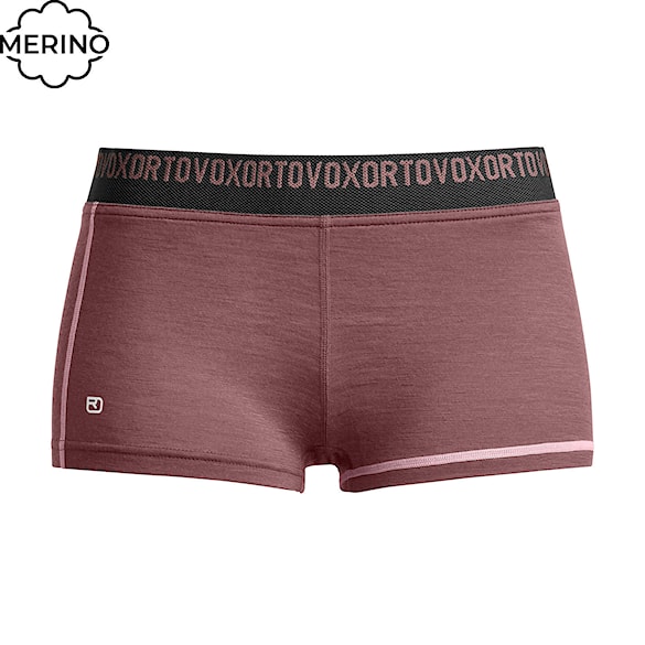 Boxer Shorts ORTOVOX Wms 185 Rock'n'wool Hot Pants chestnut 2026 - 1