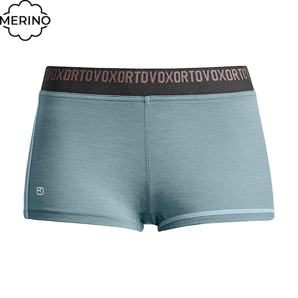 Bokserki ORTOVOX Wms 185 Rock'n'wool Hot Pants icy shore 2026 - 1