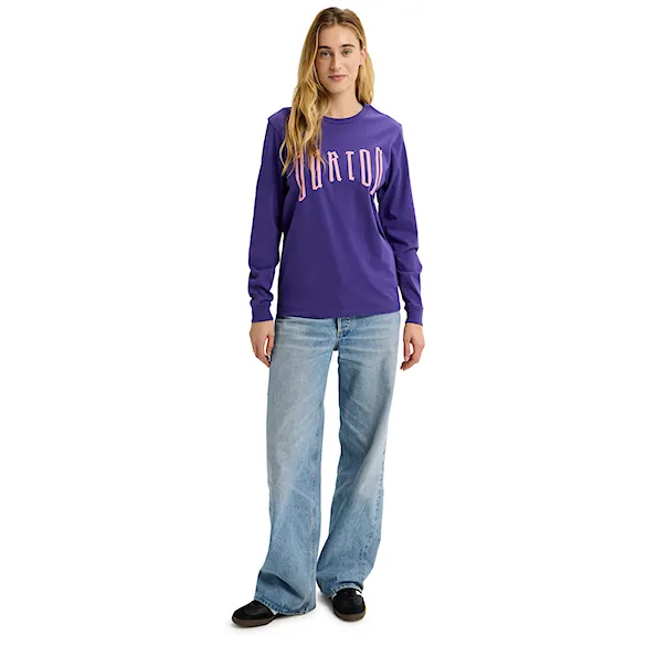 Tričko Burton Chinclip LS prism violet 2025 - 5