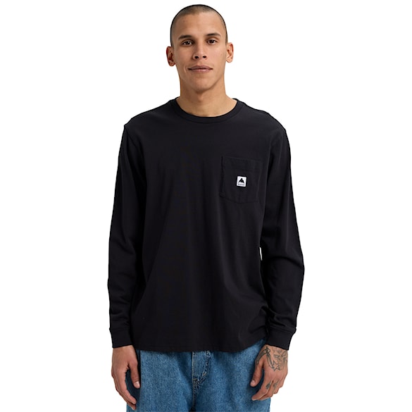 Tričko Burton Colfax LS true black 2025 - 2