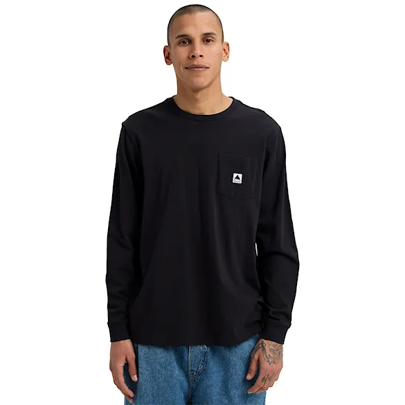 Tričko Burton Colfax LS true black 2026 - 2
