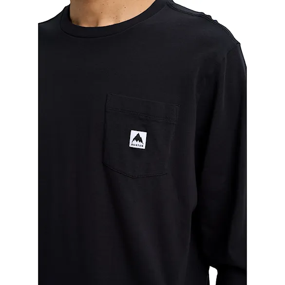 Tričko Burton Colfax LS true black 2026 - 4