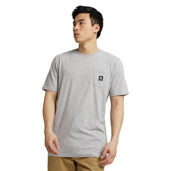 Tričko Burton Colfax SS grey heather 2024 - 2