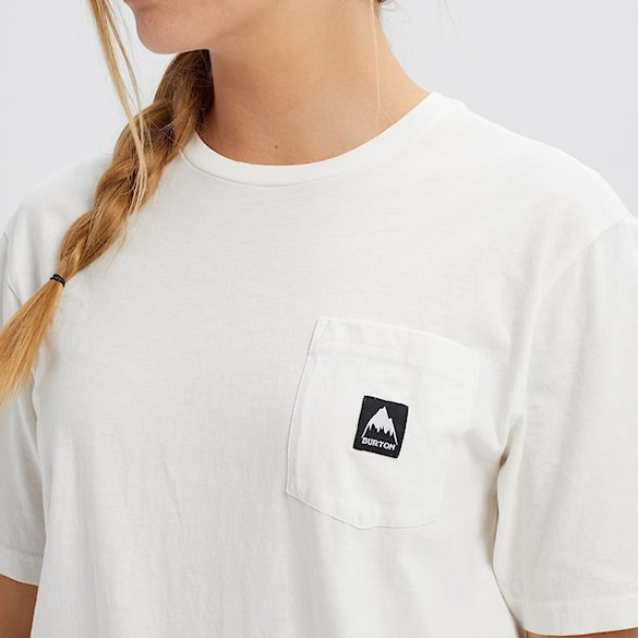 Tričko Burton Colfax SS stout white 2024 - 3