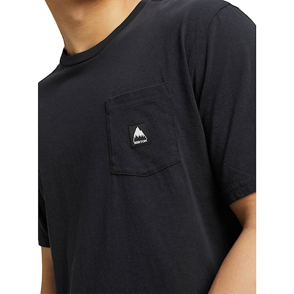 T-shirt Burton Colfax SS true black 2024 - 5