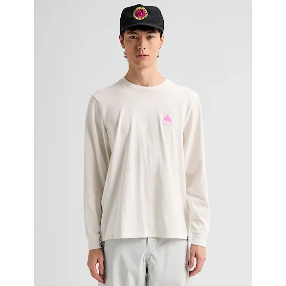 Tričko Burton Elite LS stout white/shockwave pink 2026 - 4
