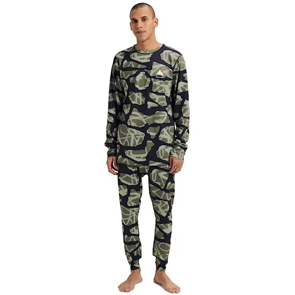 Tričko Burton Lightweight X Crew graffiti camo 2026 - 3
