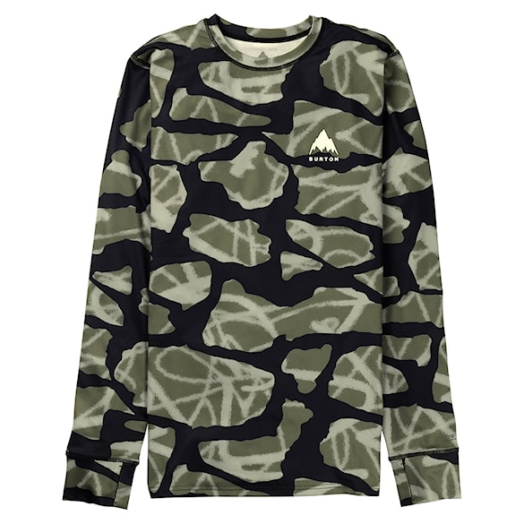 Tričko Burton Lightweight X Crew graffiti camo 2026 - 4