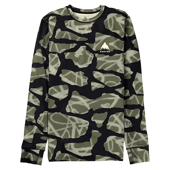 Tričko Burton Lightweight X Crew graffiti camo 2026 - 4