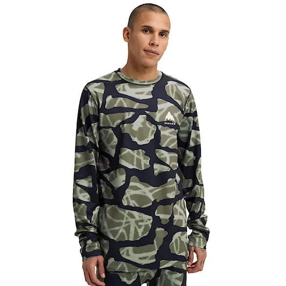 Tričko Burton Lightweight X Crew graffiti camo 2026 - 1