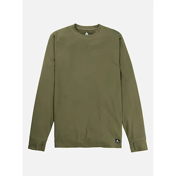 Tričko Burton Midweight Crew forest moss 2025 - 4