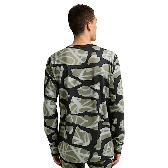 Tričko Burton Midweight Crew graffiti camo 2026 - 2