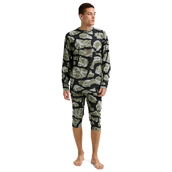 Tričko Burton Midweight Crew graffiti camo 2026 - 3