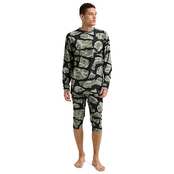 Tričko Burton Midweight Crew graffiti camo 2026 - 3