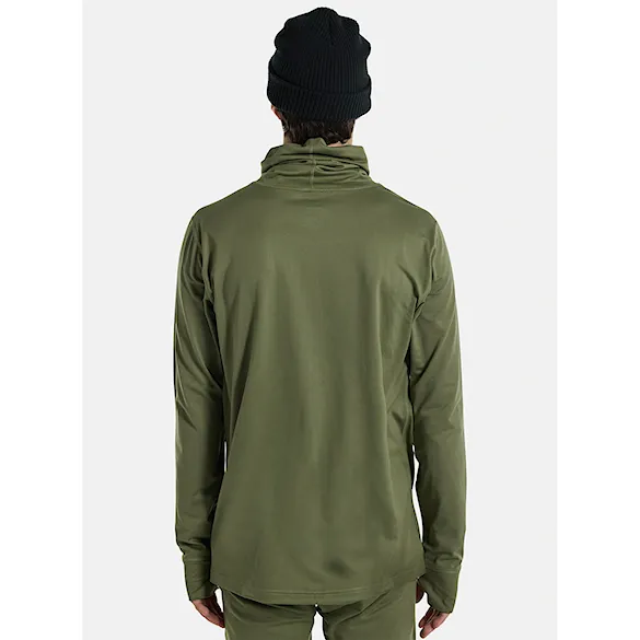 Tričko Burton Midweight Long Neck forest moss 2025 - 2