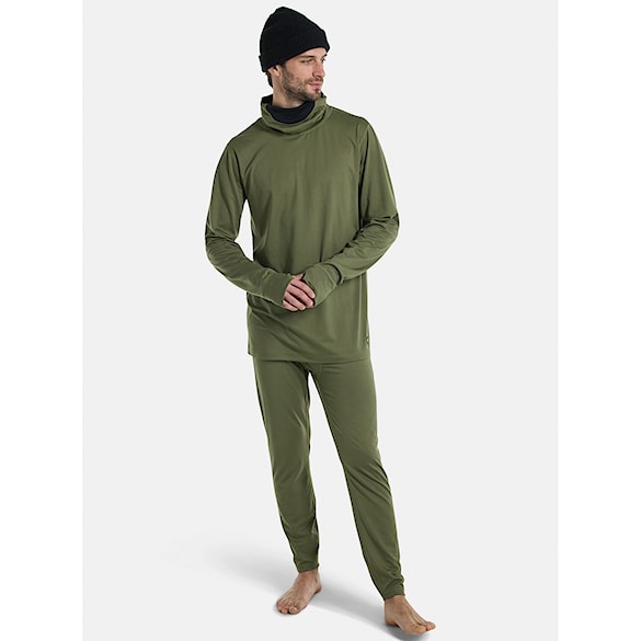 Tričko Burton Midweight Long Neck forest moss 2025 - 3