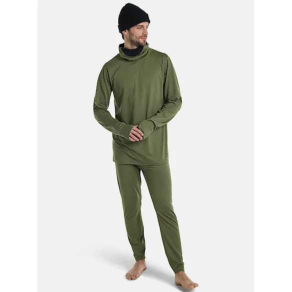 Tričko Burton Midweight Long Neck forest moss 2025 - 3