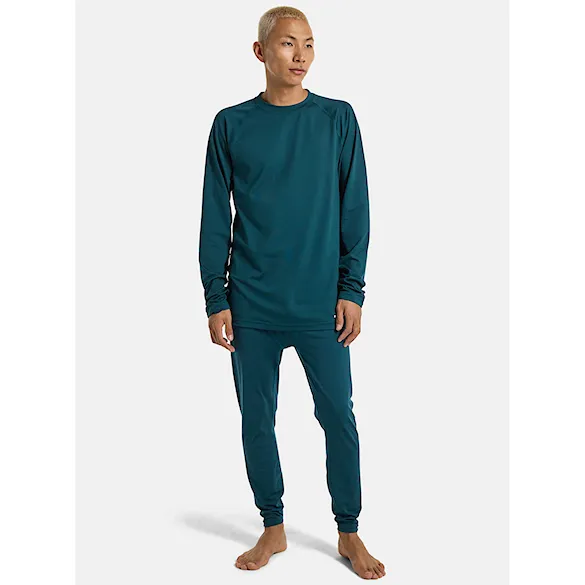 Koszulka Burton Midweight X Crew deep emerald 2025 - 3