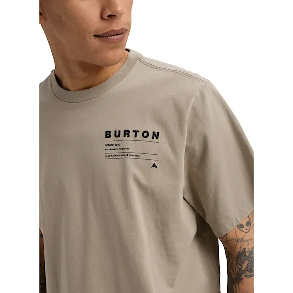 Tričko Burton Moretown SS summit taupe 2025 - 4