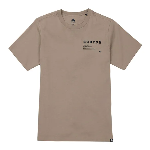 Tričko Burton Moretown SS summit taupe 2025 - 1