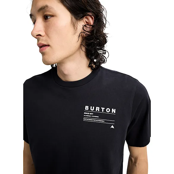 Tričko Burton Moretown SS true black 2026 - 4