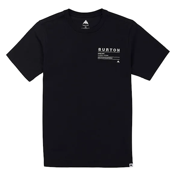 Tričko Burton Moretown SS true black 2026 - 1