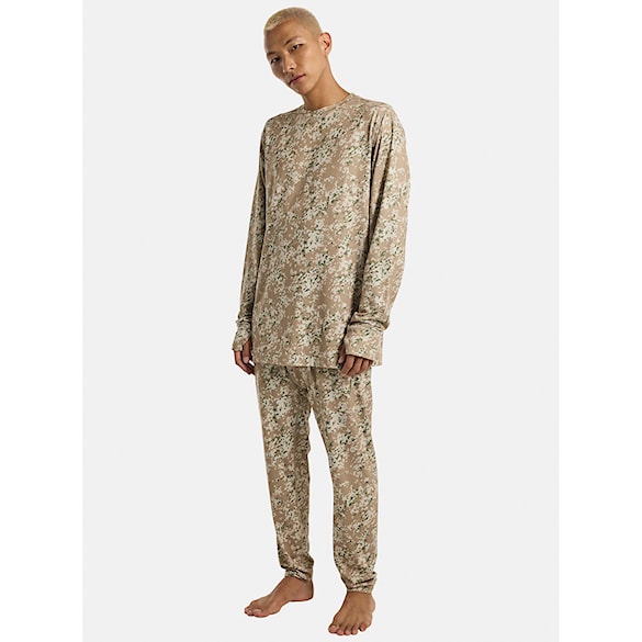 Koszulka Burton Wms Midweight Crew snowfall camo 2025 - 3