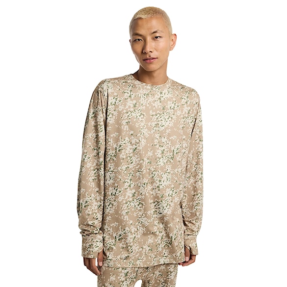 Koszulka Burton Wms Midweight Crew snowfall camo 2025 - 1