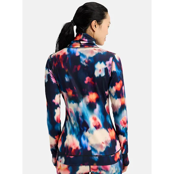 Tričko Burton Wms Midweight Long Neck floral blur 2026 - 2