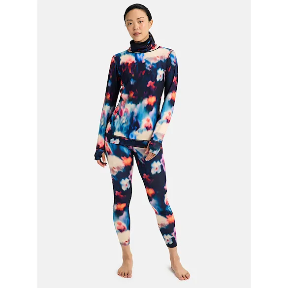 Tričko Burton Wms Midweight Long Neck floral blur 2026 - 3